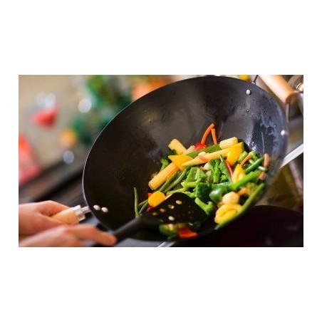 Légumes sautés au wok - Riz blanc
